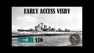 World of Warships Legends Tech Tree Spotlight: Visby (Early Access)