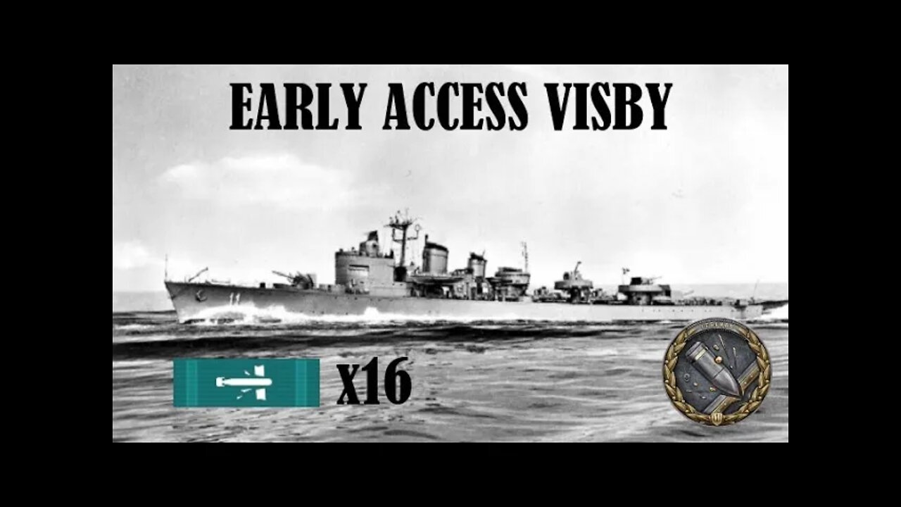 World of Warships Legends Tech Tree Spotlight: Visby (Early Access)