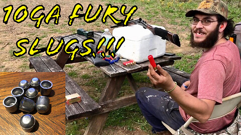 Fury Custom Bullets 10GA Slug Range Testing!