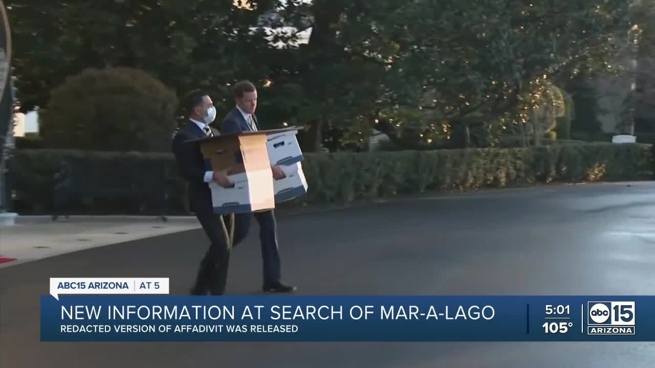 New information at search of Mar-a-Lago