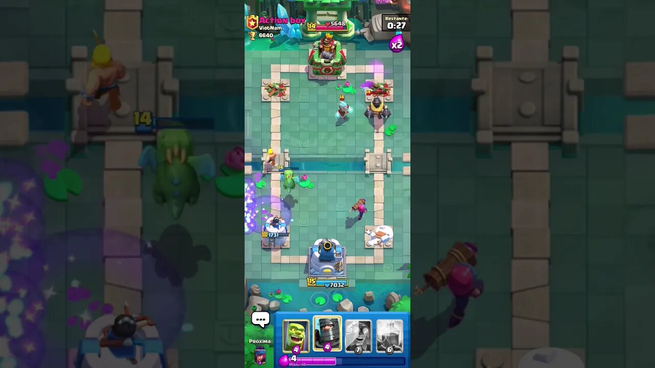 CLASH ROYALE SHORTS #154 - SÓ TEM PARTIDA TOP