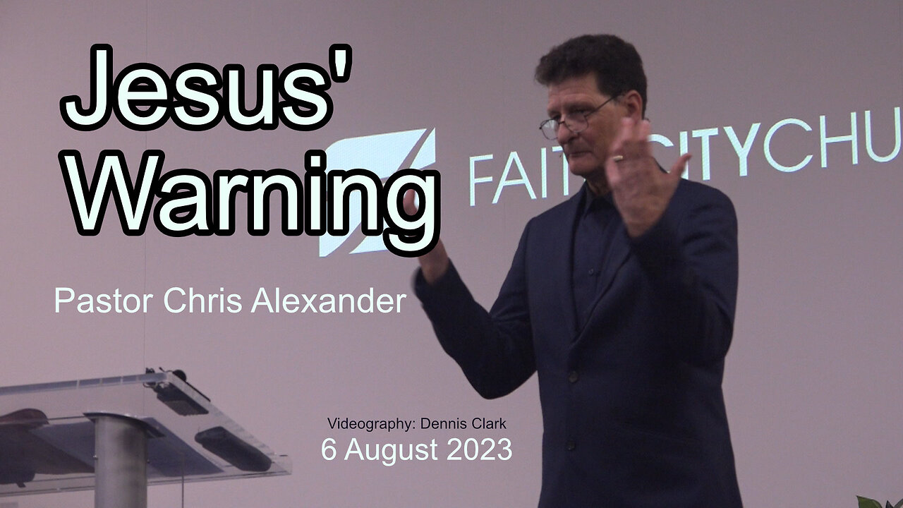 Jesus' Warning