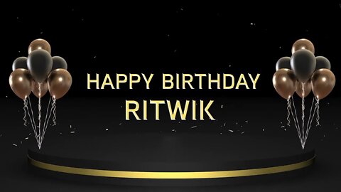 Wish you a very Happy Birthday Ritwik