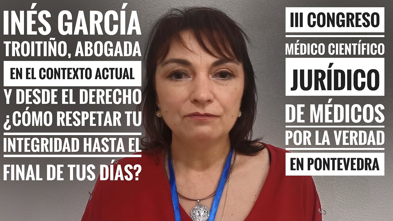 Inés García Troitiño ciencia y Derecho respetar tu integridad