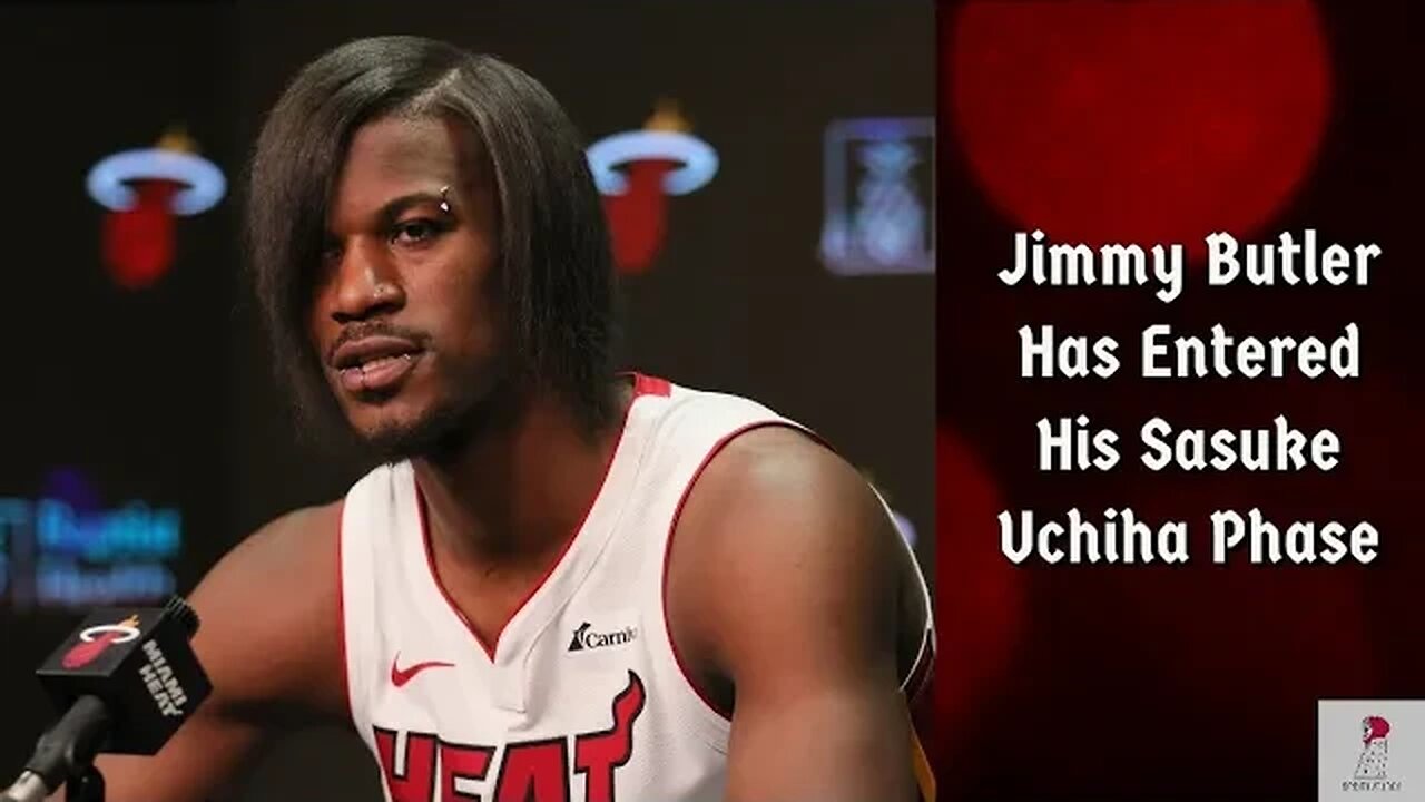 Jimmy Butler With A Perm Entered His Sasuke Uchiha Phase... jokes reactions funny comedy seemlytuber