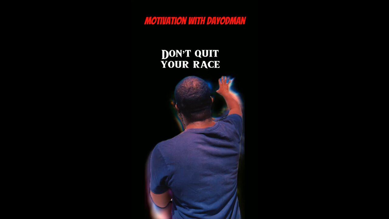 Your Race #dayodman #continue #dontquit #eeyayyahh #motivation