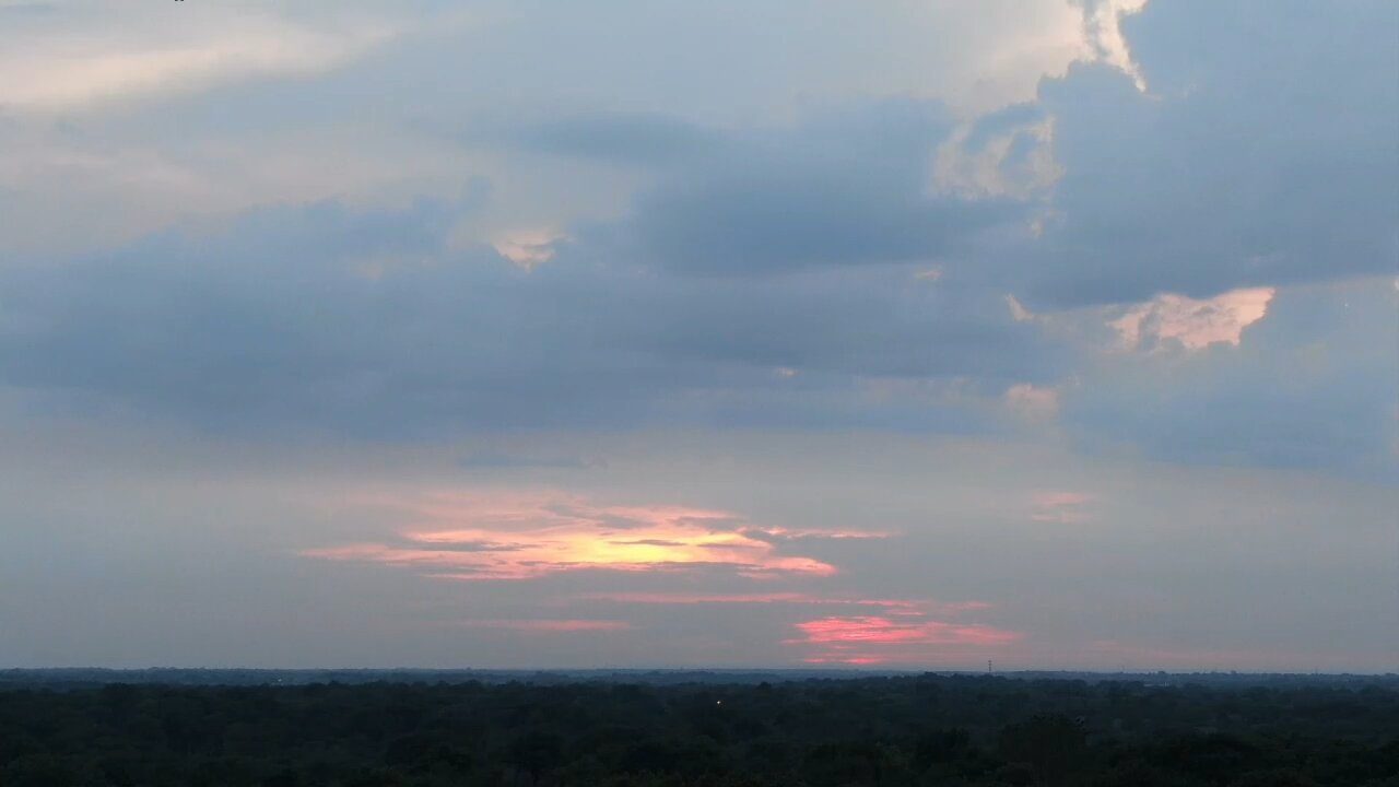 Sunset after rain