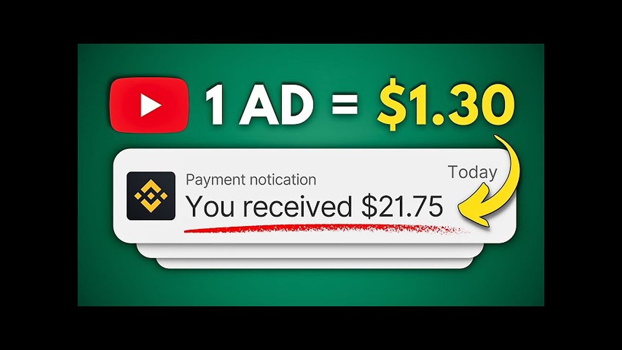 Earn $1.30 PER AD Watched - Make Money Online