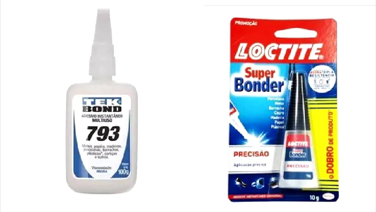 🛑 Qual a melhor Super Cola? TekBond 793 x SuperBonder Loctite
