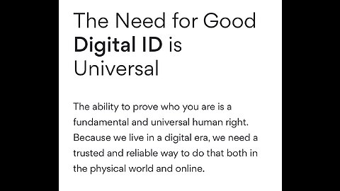 What is UN Digital ID? - Just like Operation WarpSpeed Trump will betray us with Voter ID/Digital ID