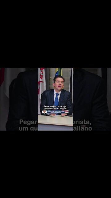 Os criminosos Cesare Battisti e Lula tretam! #shorts #lula #bolsonaro #treta