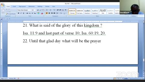 TOPM Ministry's Sabbath School