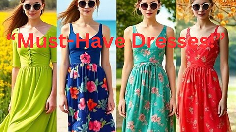 Seasonal Staples: Must-Have Dresses for Every Season