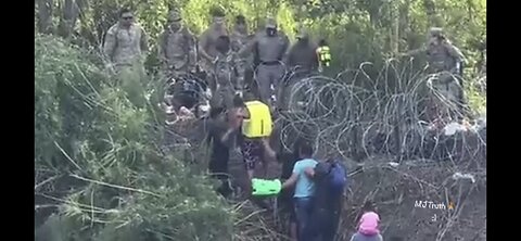 NATIONAL GUARD HOLDING THE LINE IN TEXAS