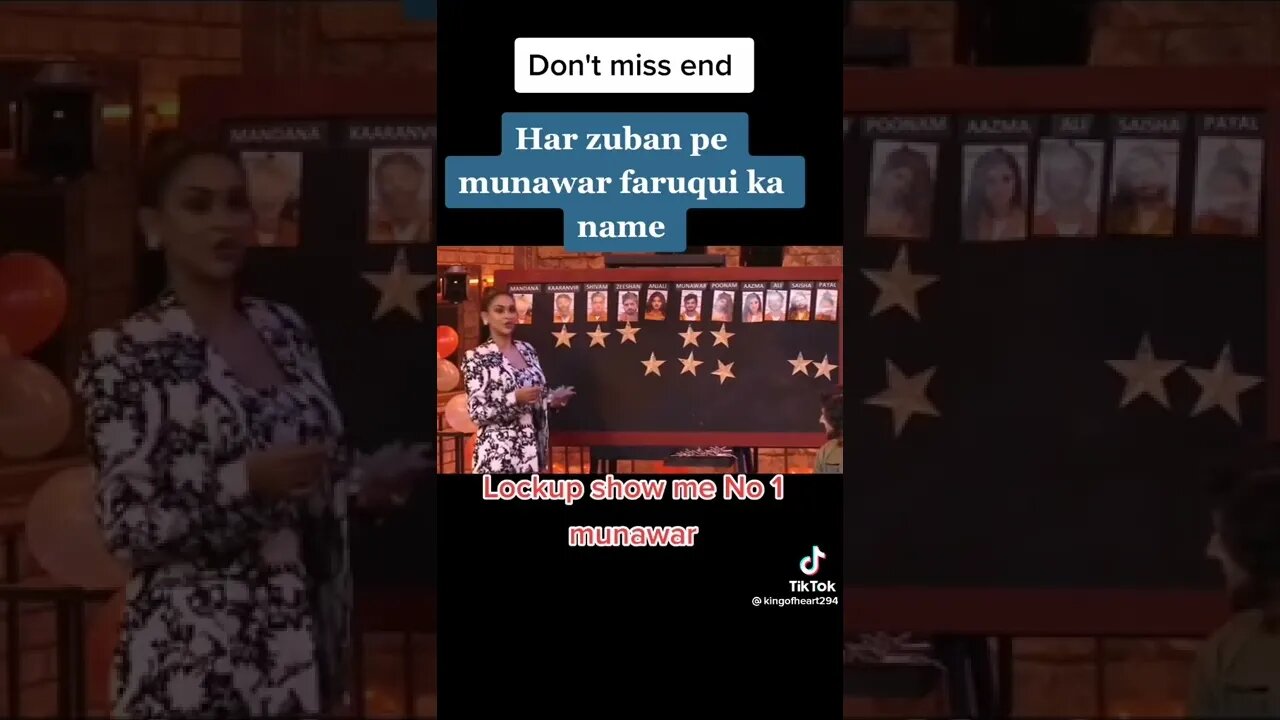 har zuban pe munawar faruqui Ka name