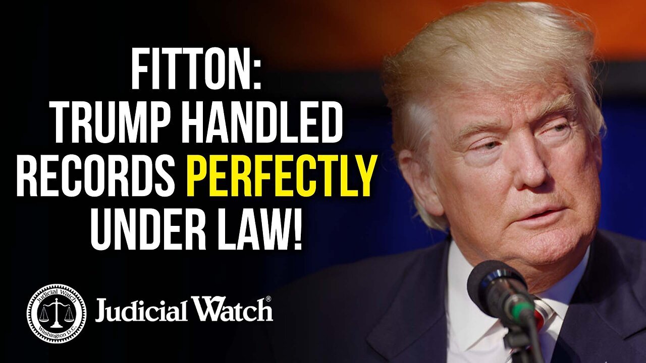 FITTON: "Trump is Innocent; Prosecution of Him Would be a Wild Abuse of Power"