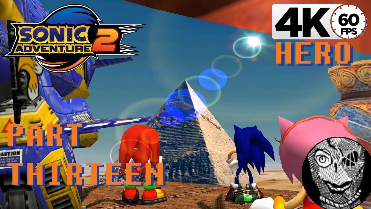 (PART 13) Sonic Adventure 2 4k [Stage 10: Hidden Base] Hero Storyline