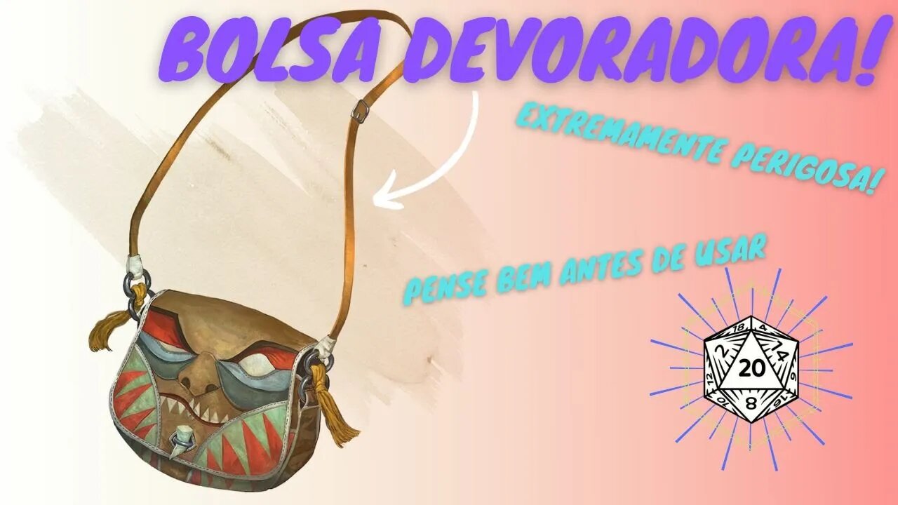BOLSA DEVORADORA - TIRA A MÃO!