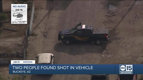 Two people found shot in vehicle in Buckeye