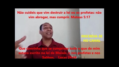 VOCÊ PODE REFUTA CRISTO MATEUS 5 :17 E LUCAS 24: 44