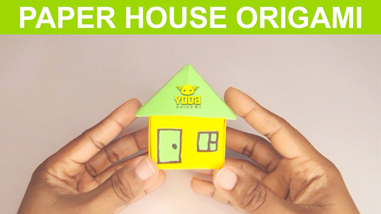 Paper House Origami - Easy And Step By Step Tutorial