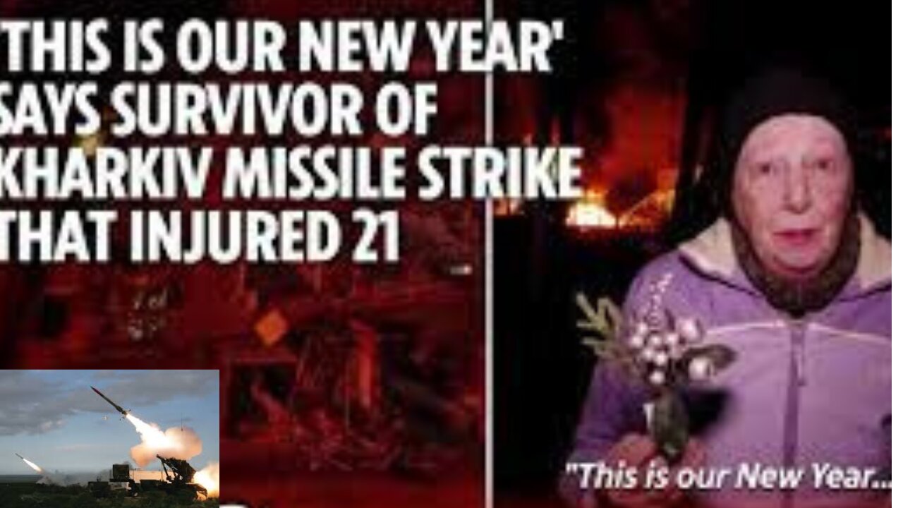 'This is our New Year' - survivor of Kharkiv missile strike says! #warinukraine