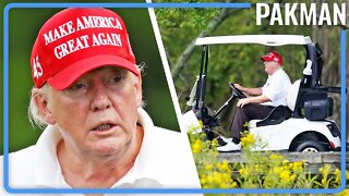 Paranoid Trump Meets with Lawyers on Golf Course