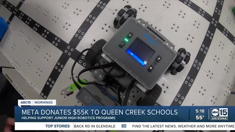 Queen Creek schools get boost to robotics program from Meta