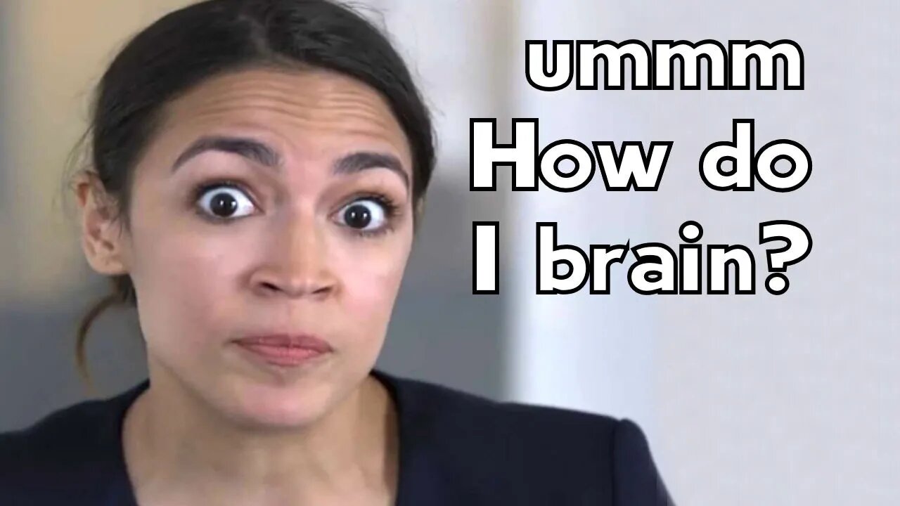 AOC interviewed on CNN - How to completely Fork up the easiest question of ALL TIME