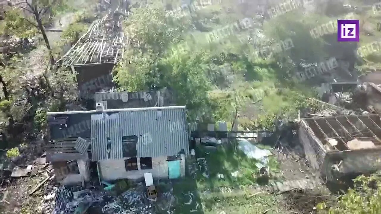 All That Remains Of A Destroyed Ukrainian Fortified Area Near The Village Of Novotoshkovskoye!