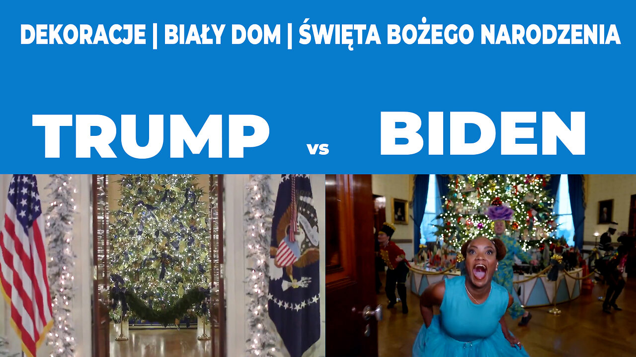 BIAŁY DOM | ŚWIĘTA BOŻEGO NARODZENIA | BIDEN-TRUMP