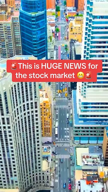 Huge Market News!!!