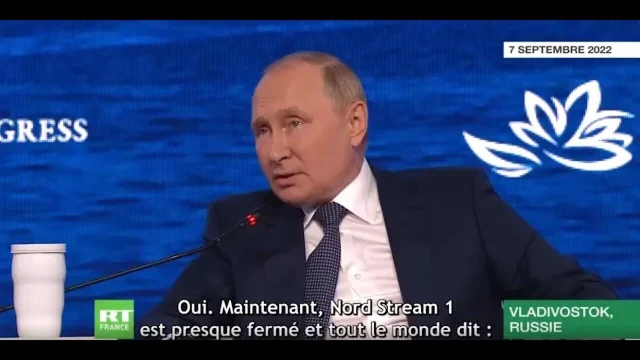 Nord Stream 2 : Vladimir Poutine déclare entendre «les demandes des consommateurs en Allemagne»