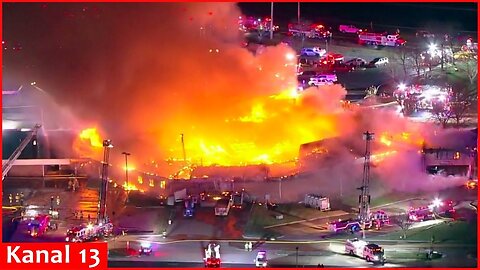 Massive fire destroys New Jersey church