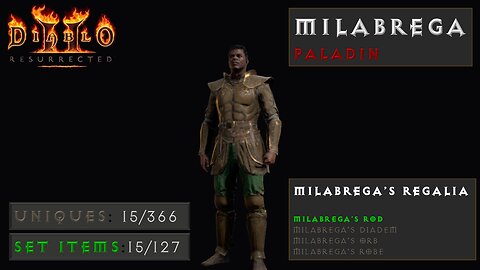 Diablo II: Resurrected - Milabrega the Paladin Creation (EP-1)