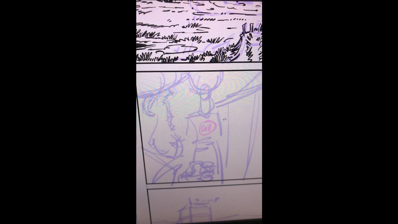 1566 Graphic Novel panel in progress