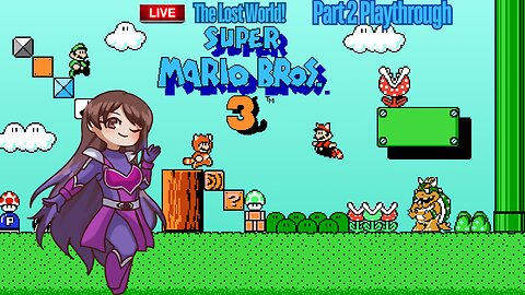 🔴-LIVE- {PNG/VTuber} Jedi Ranger: Super Mario 3 The Lost World Part 2 Playthrough