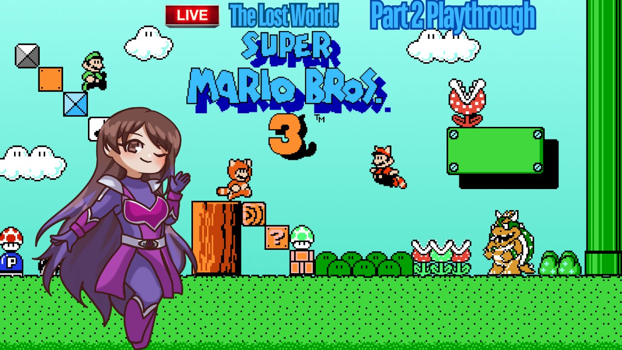 🔴-LIVE- {PNG/VTuber} Jedi Ranger: Super Mario 3 The Lost World Part 2 Playthrough