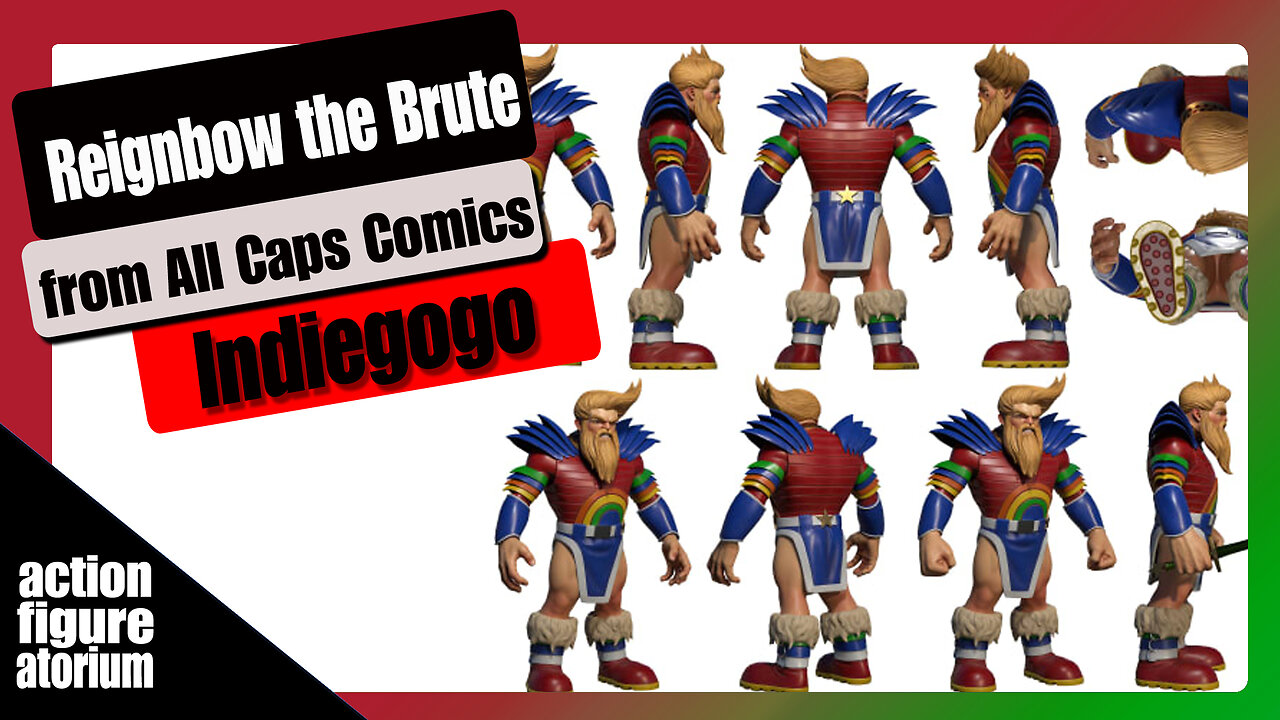 Reignbow the Brute | 1/12 parody viking | Indiegogo Campaign marketing analysis