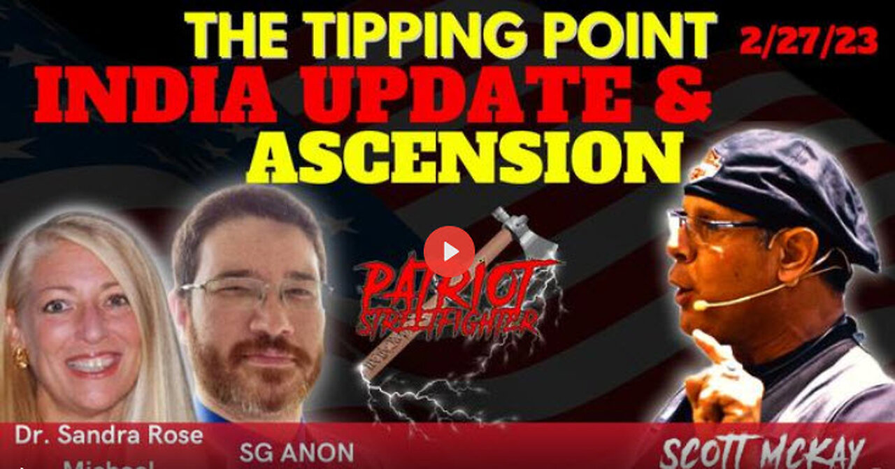 2.27.23 "The Tipping Point" on Revolution.Radio in STUDIO B, Dr Sandra & India Update, State Of Asce