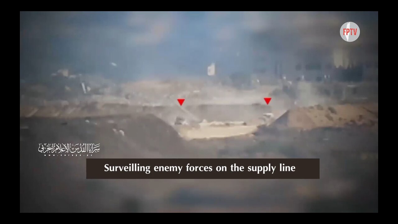 (EN Translated) Al Quds Brigades (PIJ) shelling enemy supply lines, July 24, 2024.