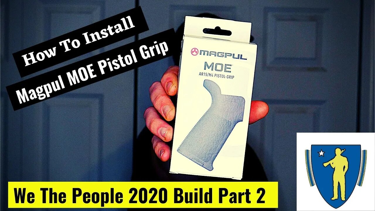 the Magpul MOE Pistol Grip (We The People 2020 Build Part 2)