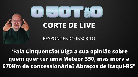 Corte de Live Respondendo pergunta de inscrito.