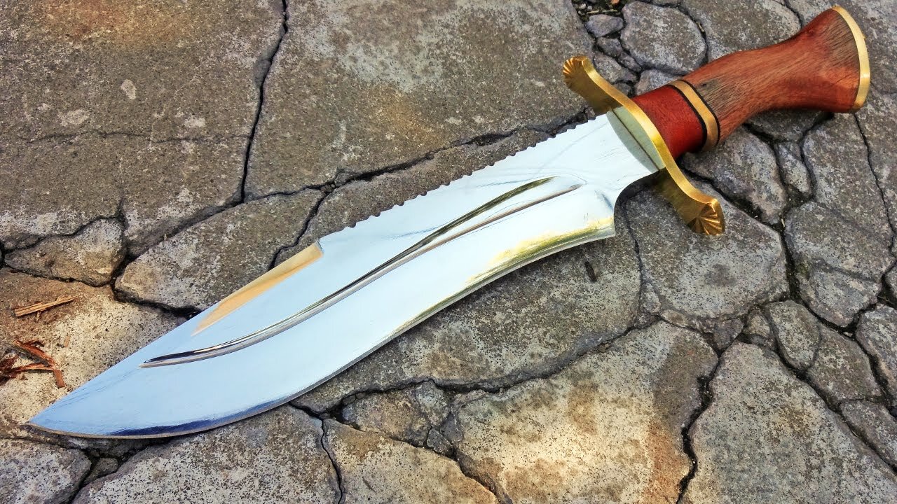 Simple Knife Making Bowie Hunter