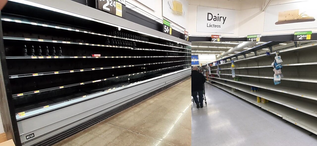 We Are Running Out of Food in the Grocery Stores in Texas