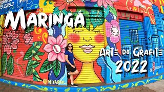 Maringá Paraná - Arte do grafite 2022