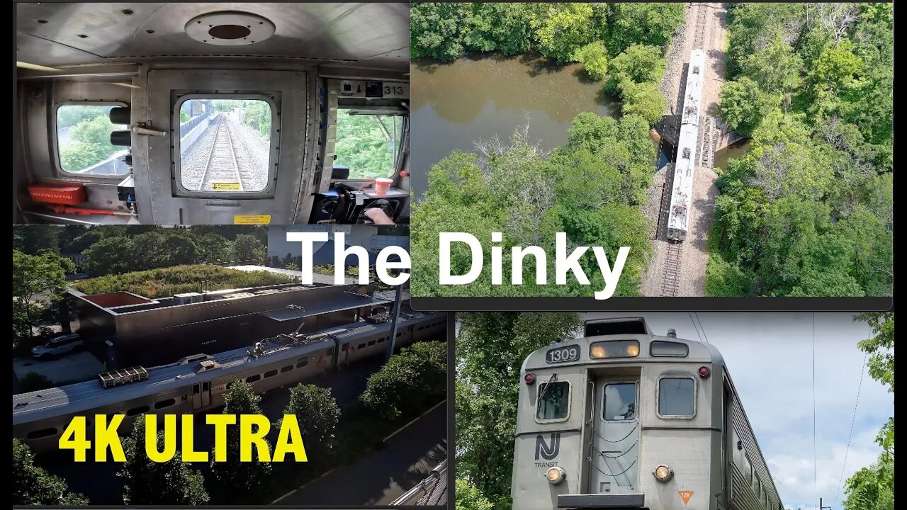 "The Dinky" Amazing 4k Ride of the shortest commuter system in the USA