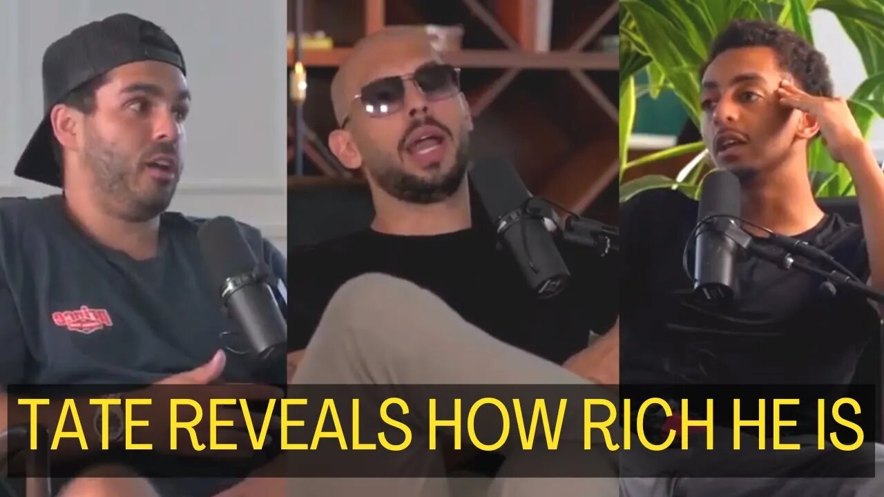 Andrew Tate Tells Nelk Boys How Rich He Is | Billionaire Status