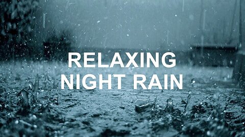 Beat Insomnia to Sleep Immediately Within 3 Minutes with Heavy Rainstorm & Thunder in City at Night