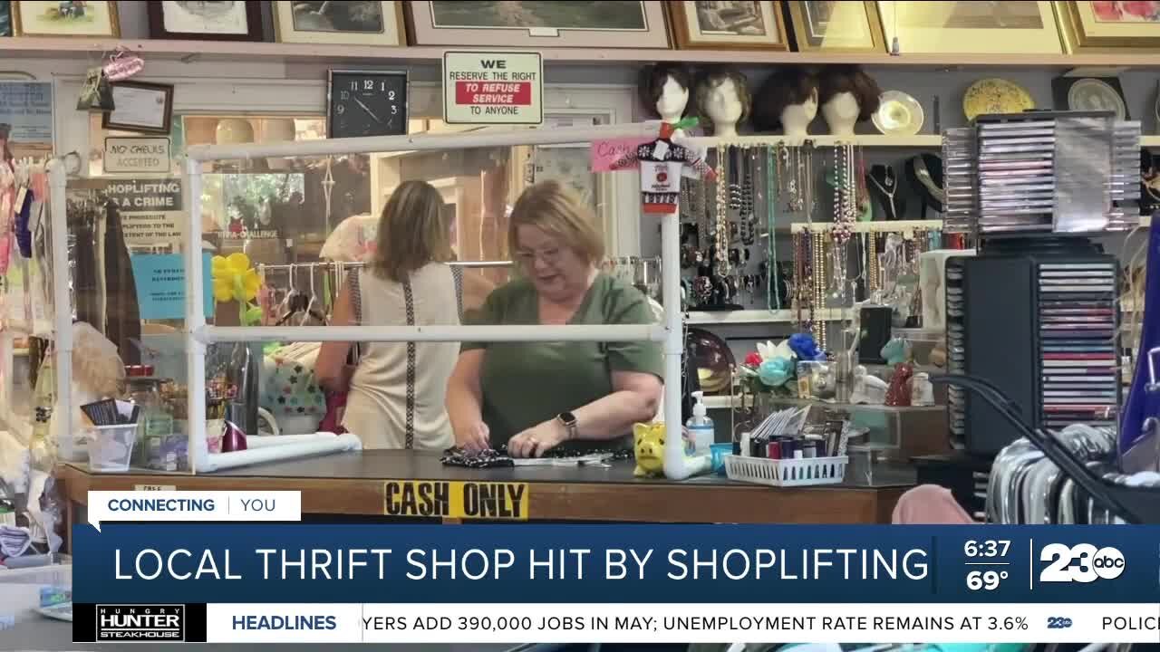 Local thrift shop hit by shoplifting